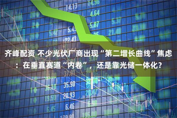 齐峰配资 不少光伏厂商出现“第二增长曲线”焦虑：在垂直赛道“内卷”，还是靠光储一体化？