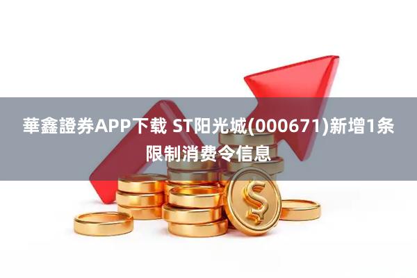 華鑫證券APP下载 ST阳光城(000671)新增1条限制消费令信息